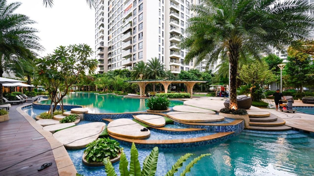 Estella Heights Saigon City View 2Br Apartment & Pool, Ho Si Minh-város Kültér fotó